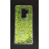 Cover Gel Liquid And Sparkel Samsung Galaxy A8 2018 A530 Green